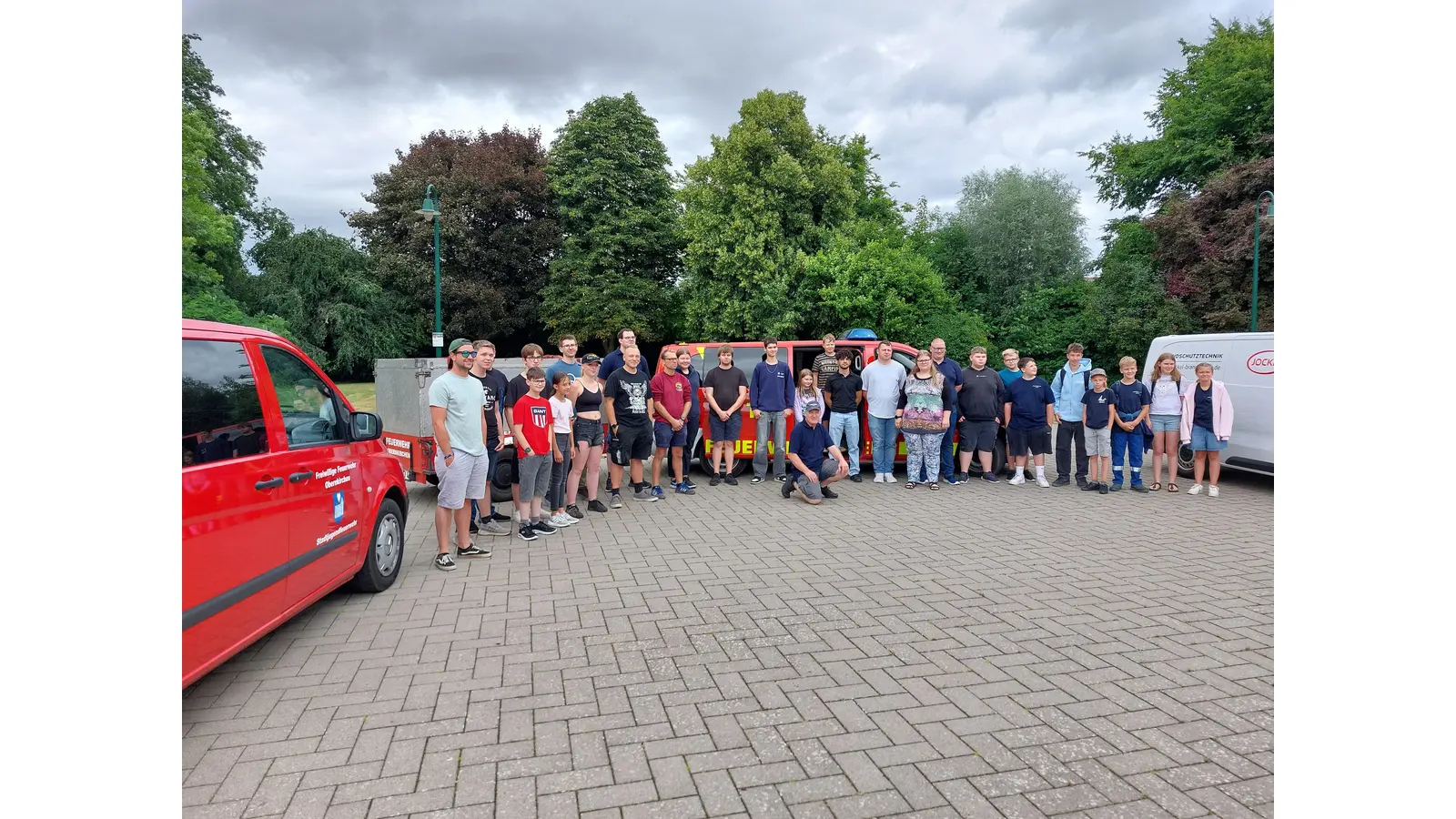 Gemeinsame Abfahrt ins Zeltlager. (Foto: privat)