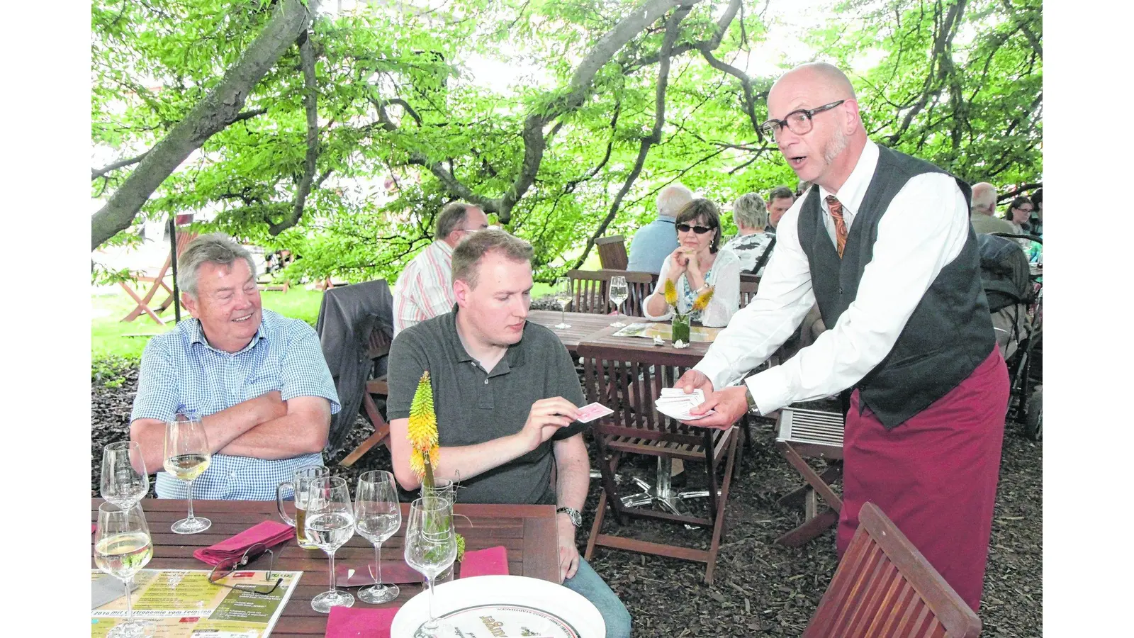 Im Oheimbschen Freihof werden am Wochenende wieder alle Sinne verwöhnt (Foto: bb)