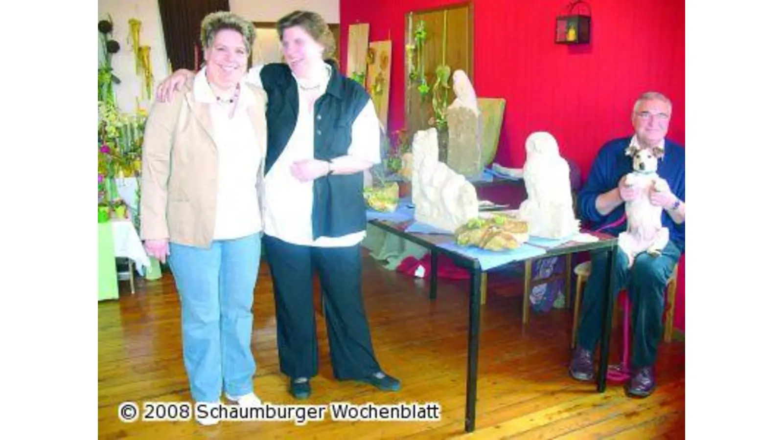 Vom Scherenschnitt bis zu Sandstein-Skulpturen (Foto: hb)