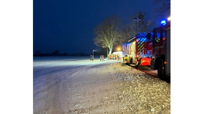Die Unfallstelle auf der K47 bei Horsten. (Foto: Samtgemeindefeuerwehr Nenndorf)