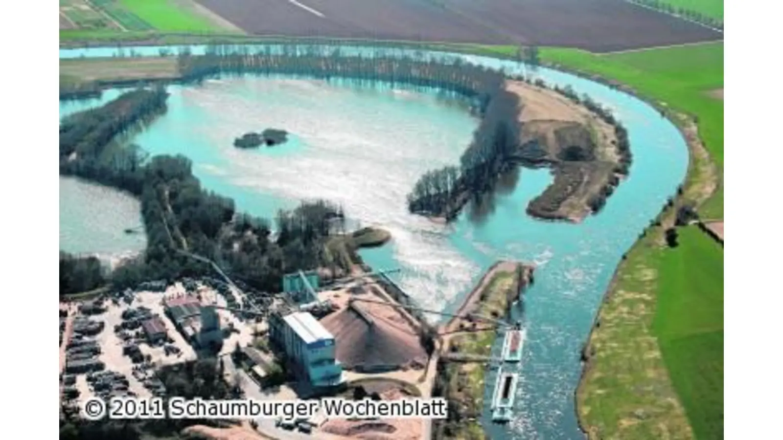 Kiesabbaugebiete durch einen Radweg erschließen (Foto: ste)