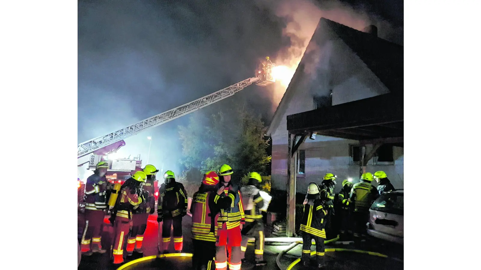 Brand und Unfall halten Feuerwehr auf Trab (Foto: jh)