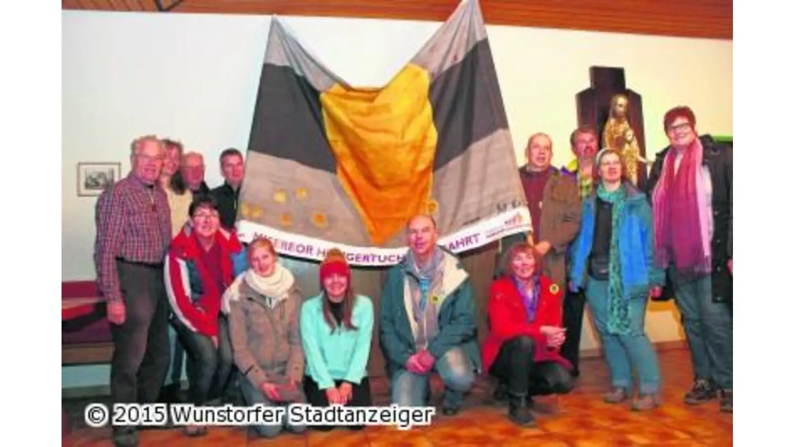 Wallfahrer machen in Wunstorf Halt (Foto: tau)
