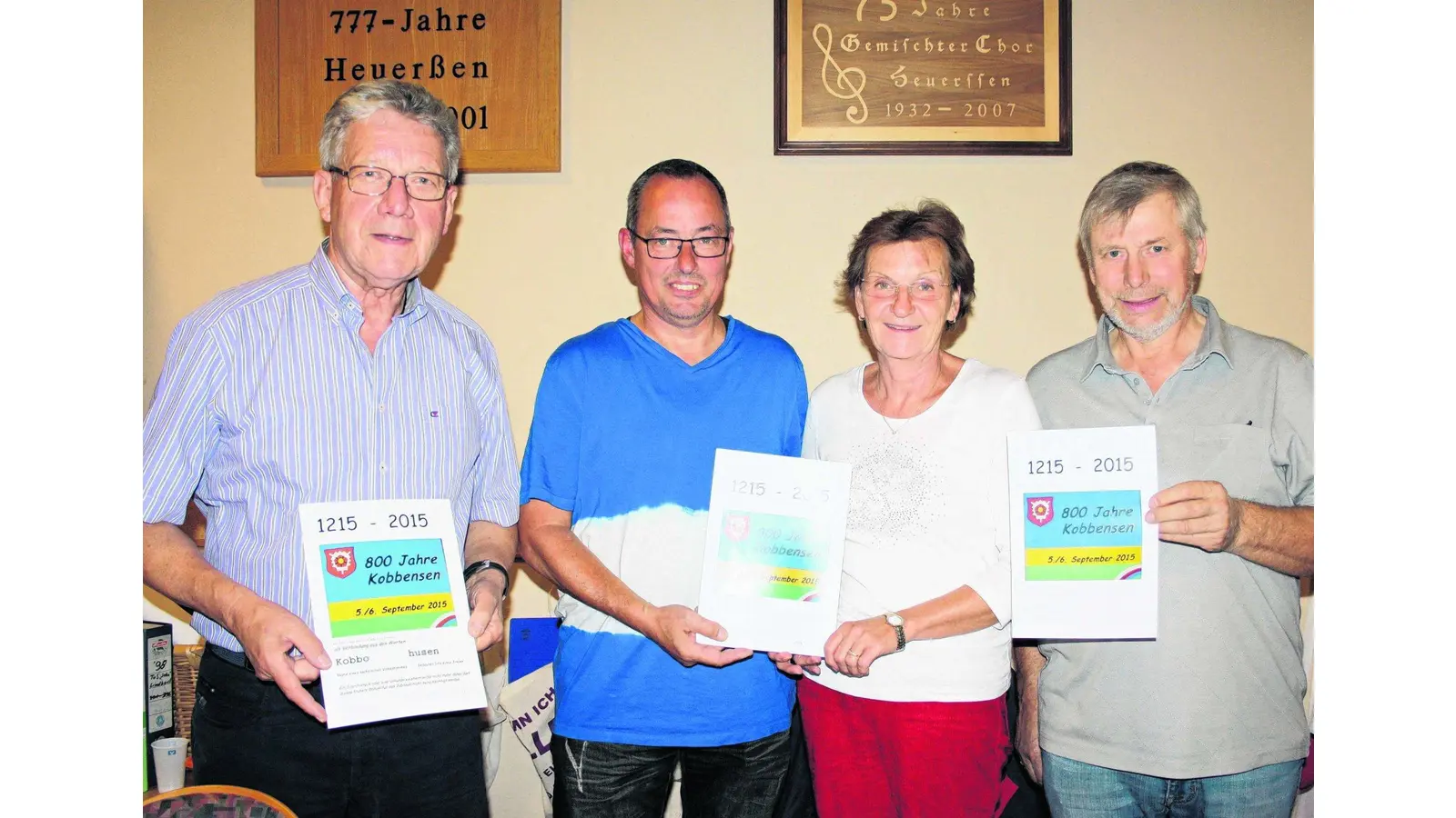 Kobbenser Chronik kurz vor der Fertigstellung (Foto: red)