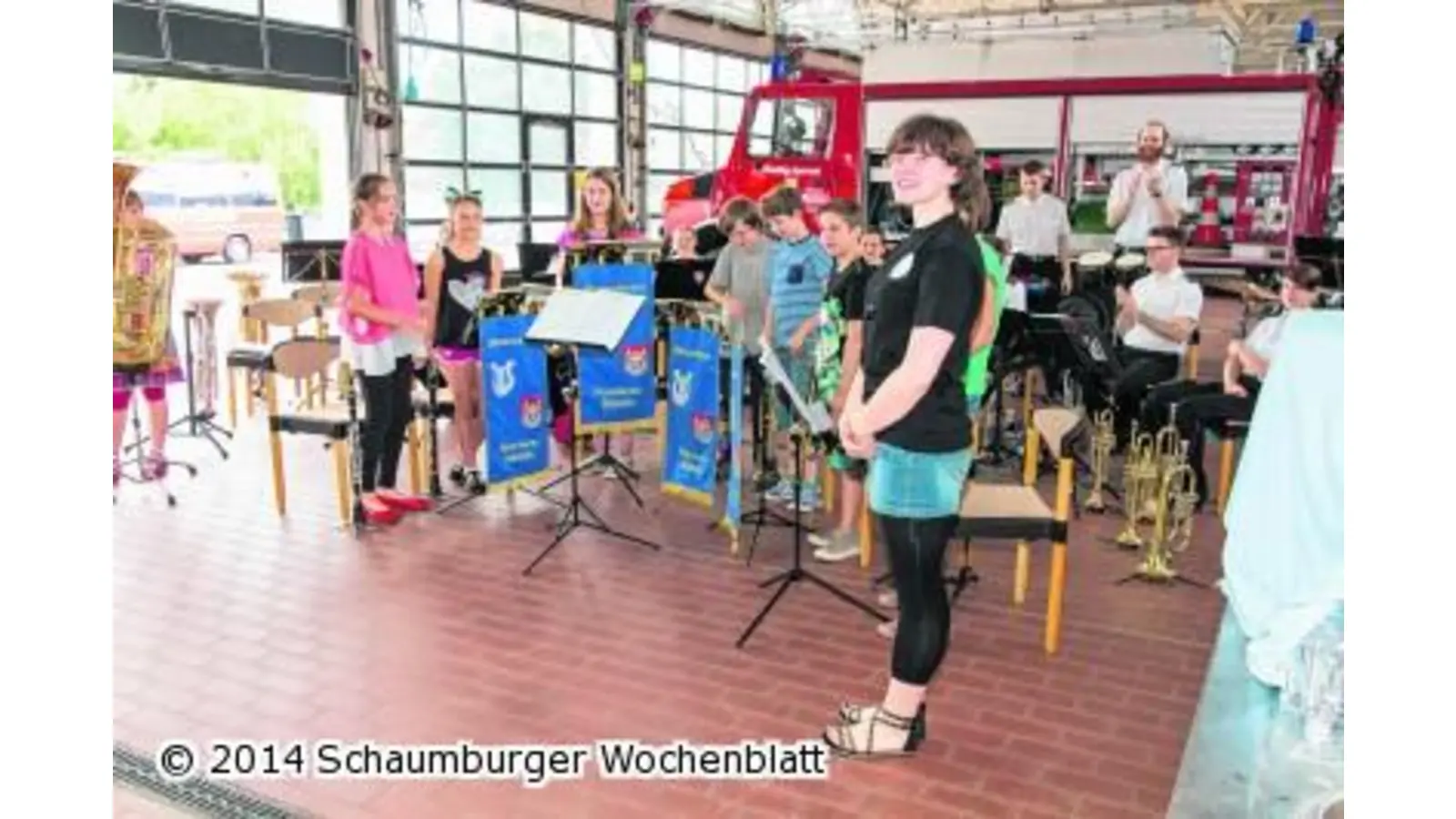 Nachwuchs präsentiert sich und sein Können (Foto: ste)