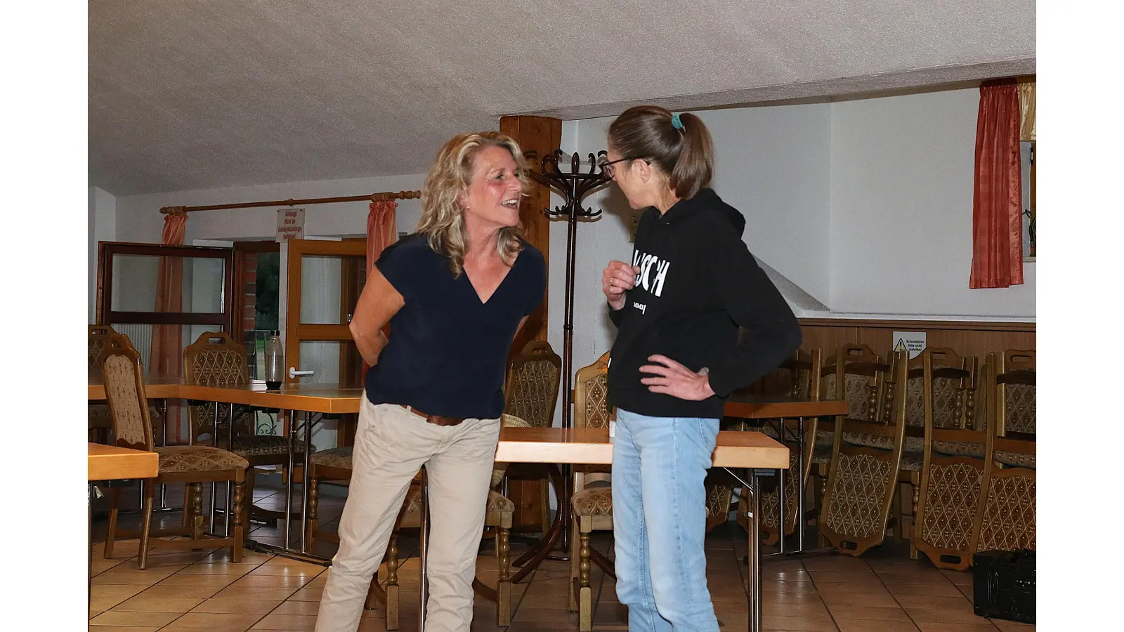 Nicht nur bei den Proben ist enge Teamarbeit gefragt.  (Foto: bb)