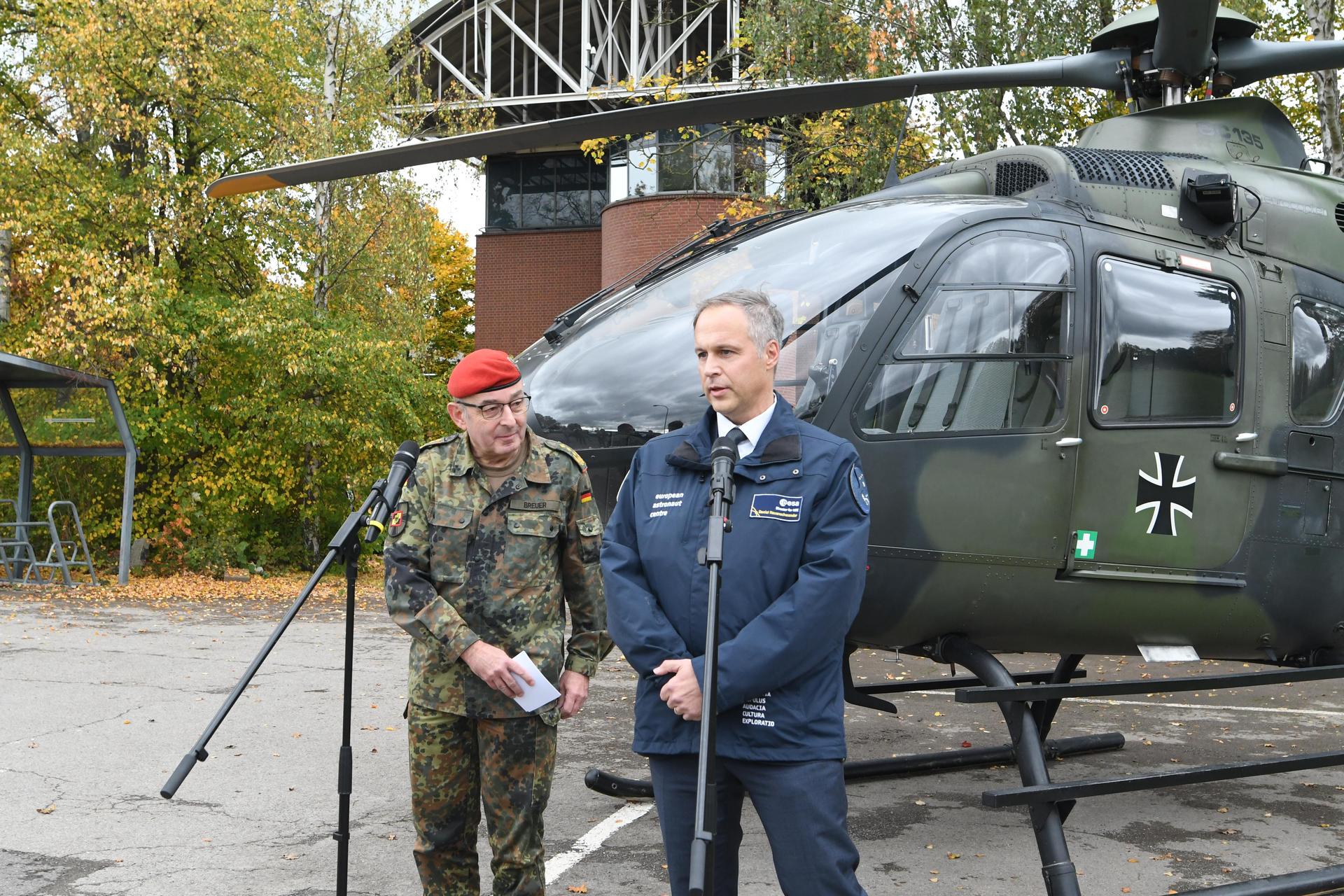 ESA und Bundeswehr (Foto: nd)