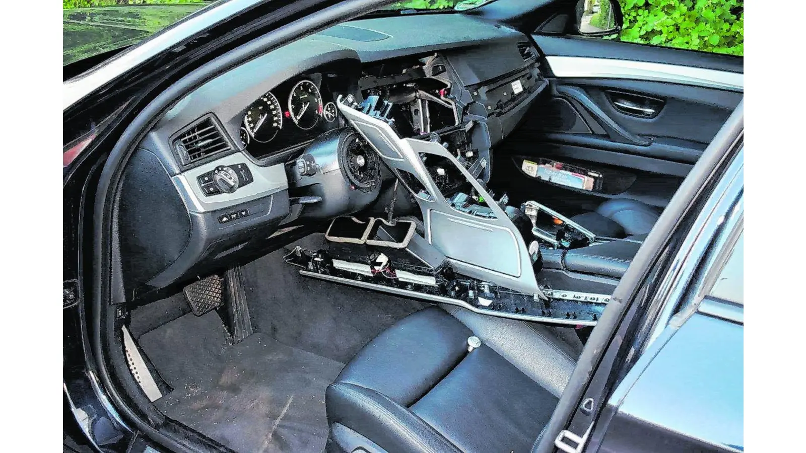 Professionelle Diebe nehmen Airbags mit (Foto: mk)