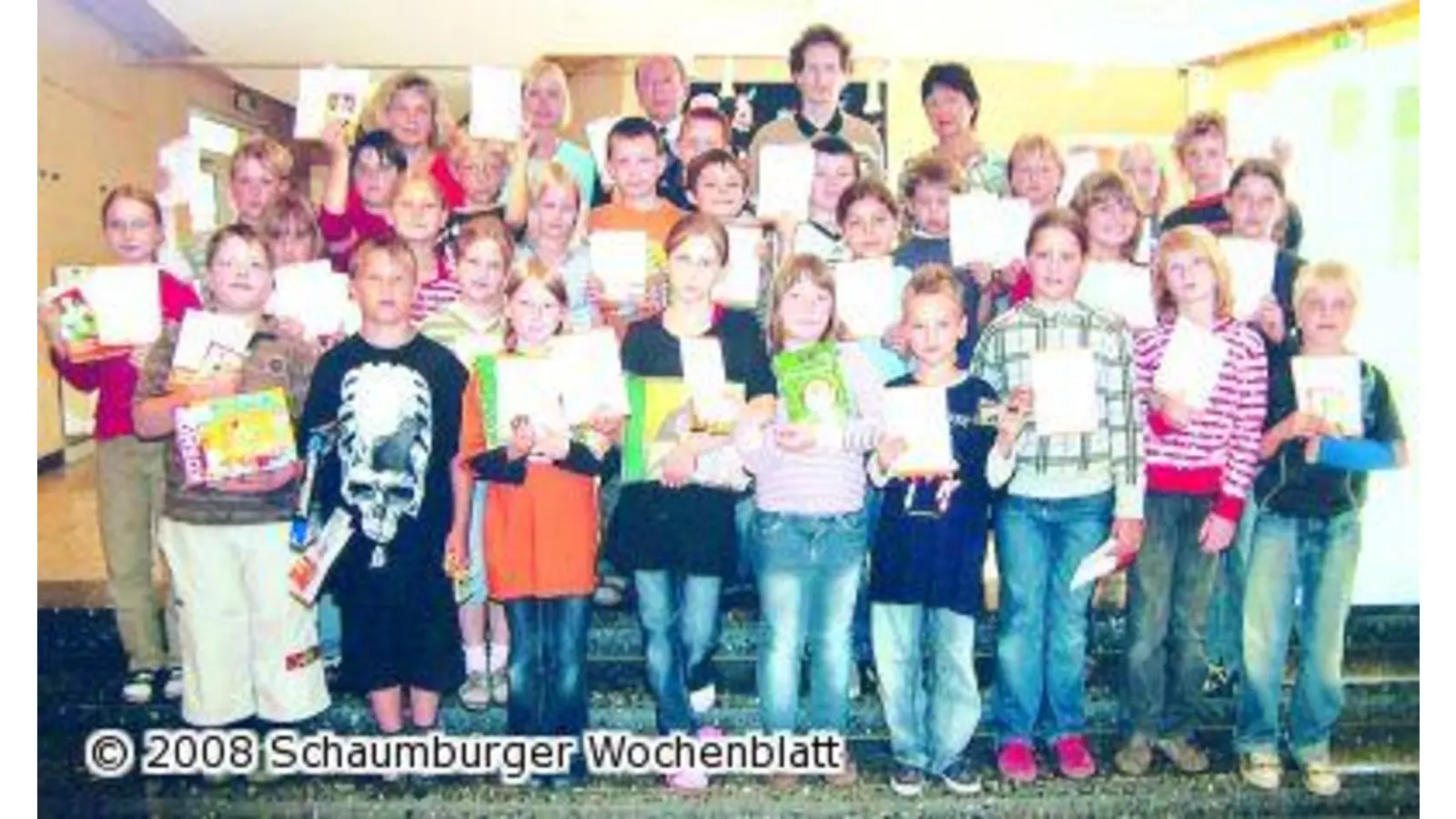Grundschüler machen erstmalig riesige Kängurusprünge (Foto: wtz)