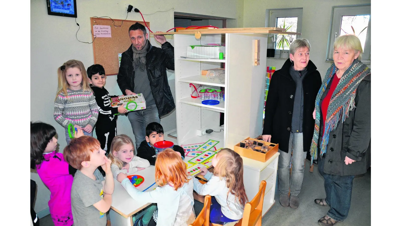 Ein Forscherturm für die kleinen Wissenschaftler im Kindergarten (Foto: bt)