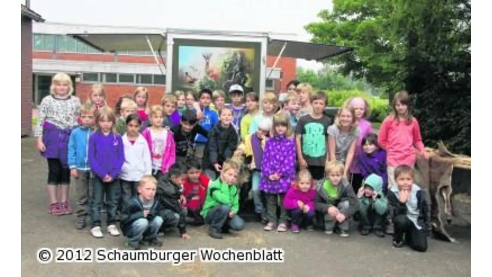 Infomobil der Jäger begeistert Grundschüler (Foto: wtz)