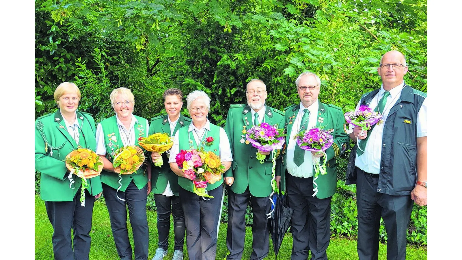Ein königliches Ehepaar regiert Beckedorfer Schützen (Foto: bt)