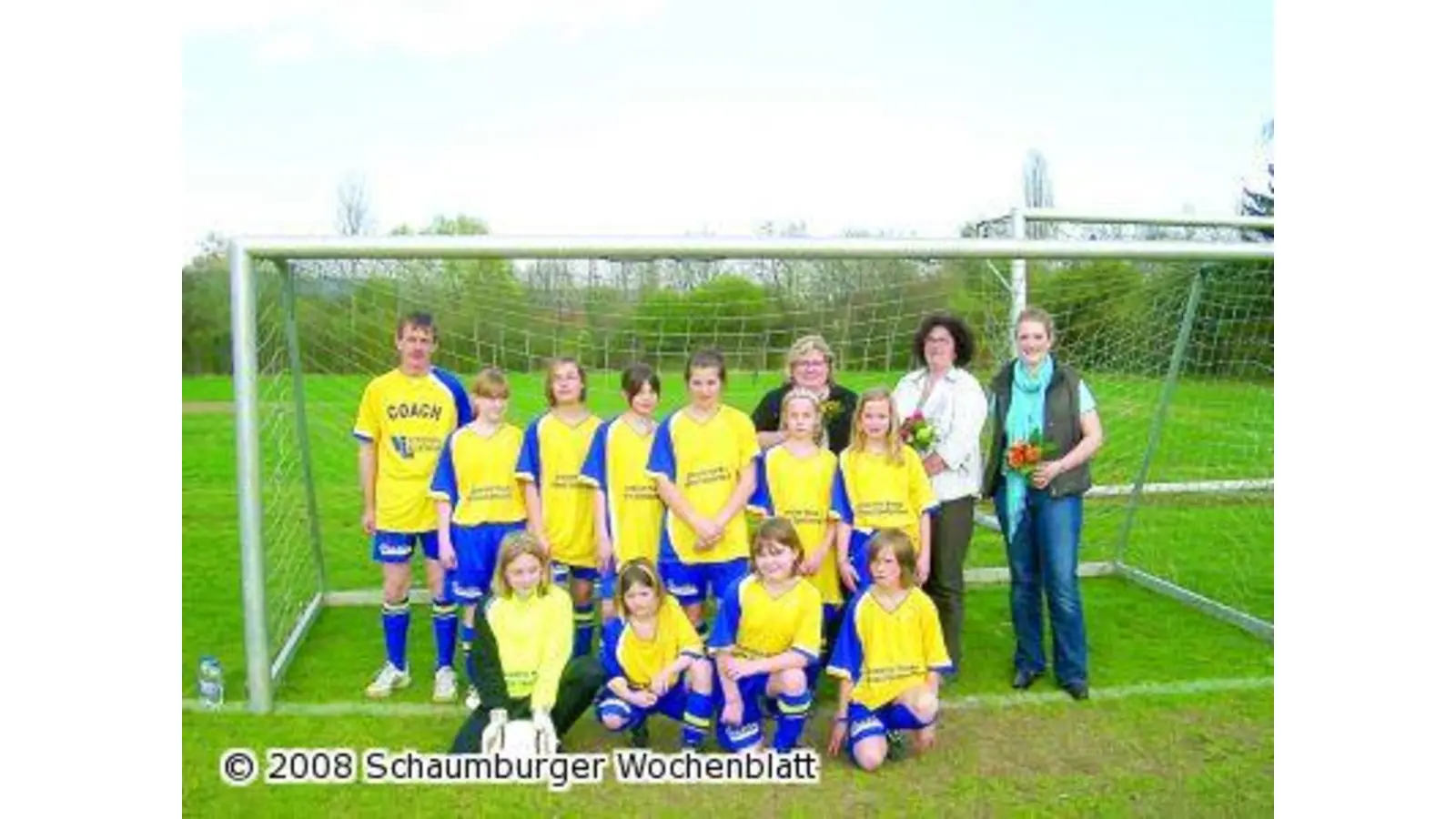 Die Werbung steht auf den Hosen (Foto: al)