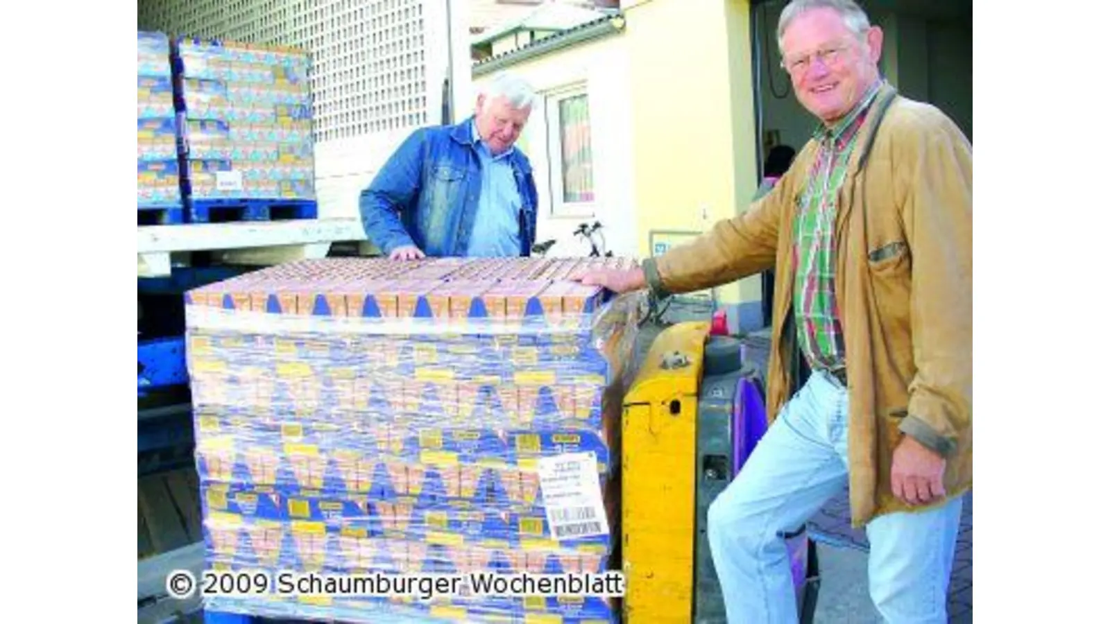 Erneut 26 Paletten für die Tafel (Foto: red)