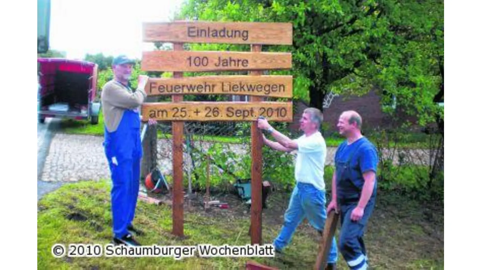 Feuerwehr Liekwegen wird hundert Jahre alt (Foto: pp)