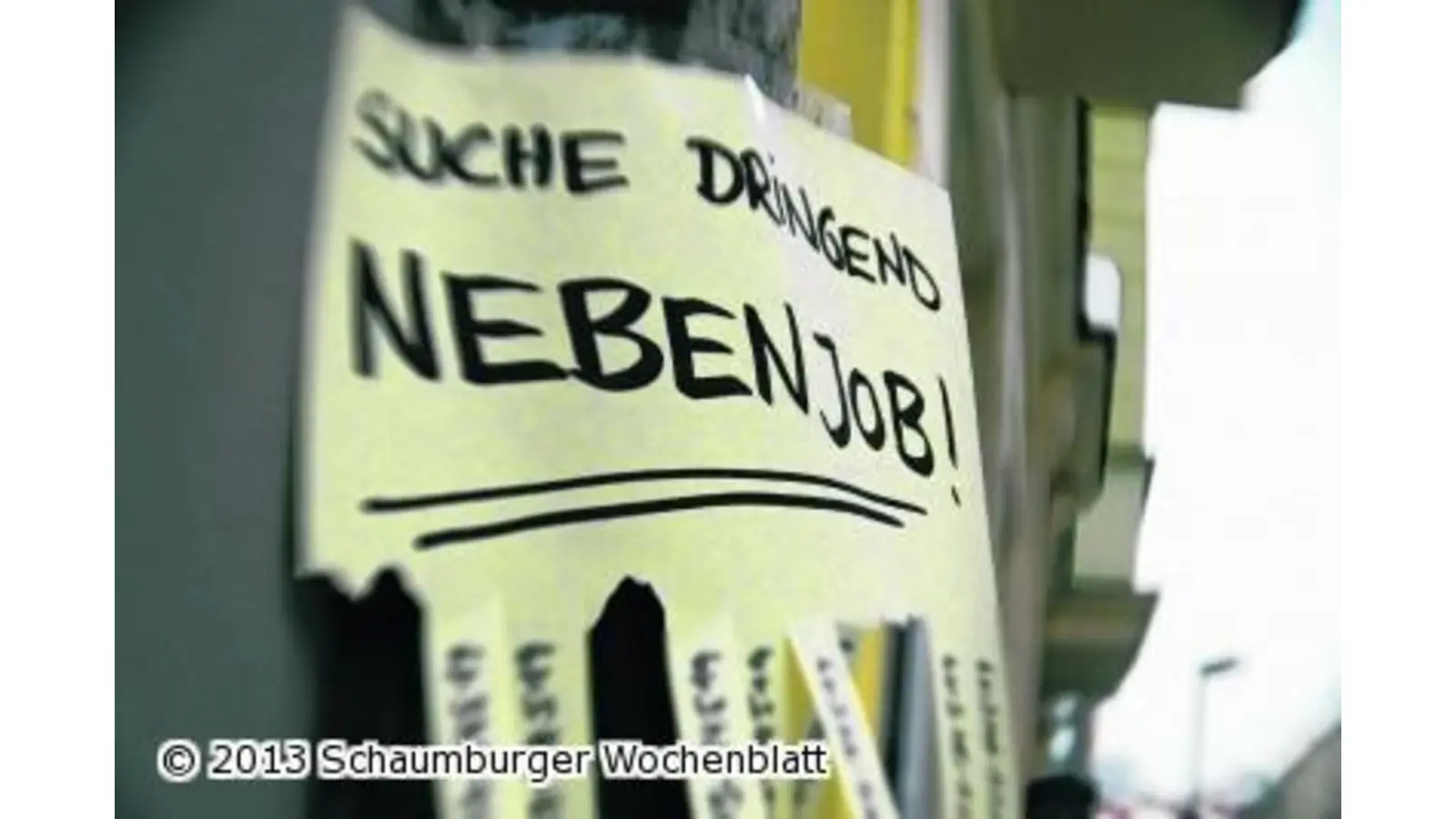 Wenn der Haupt-Job nicht mehr ausreicht (Foto: em)