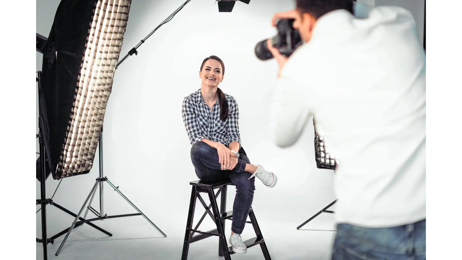 Professional photo shooting at the studio (Foto: mk)