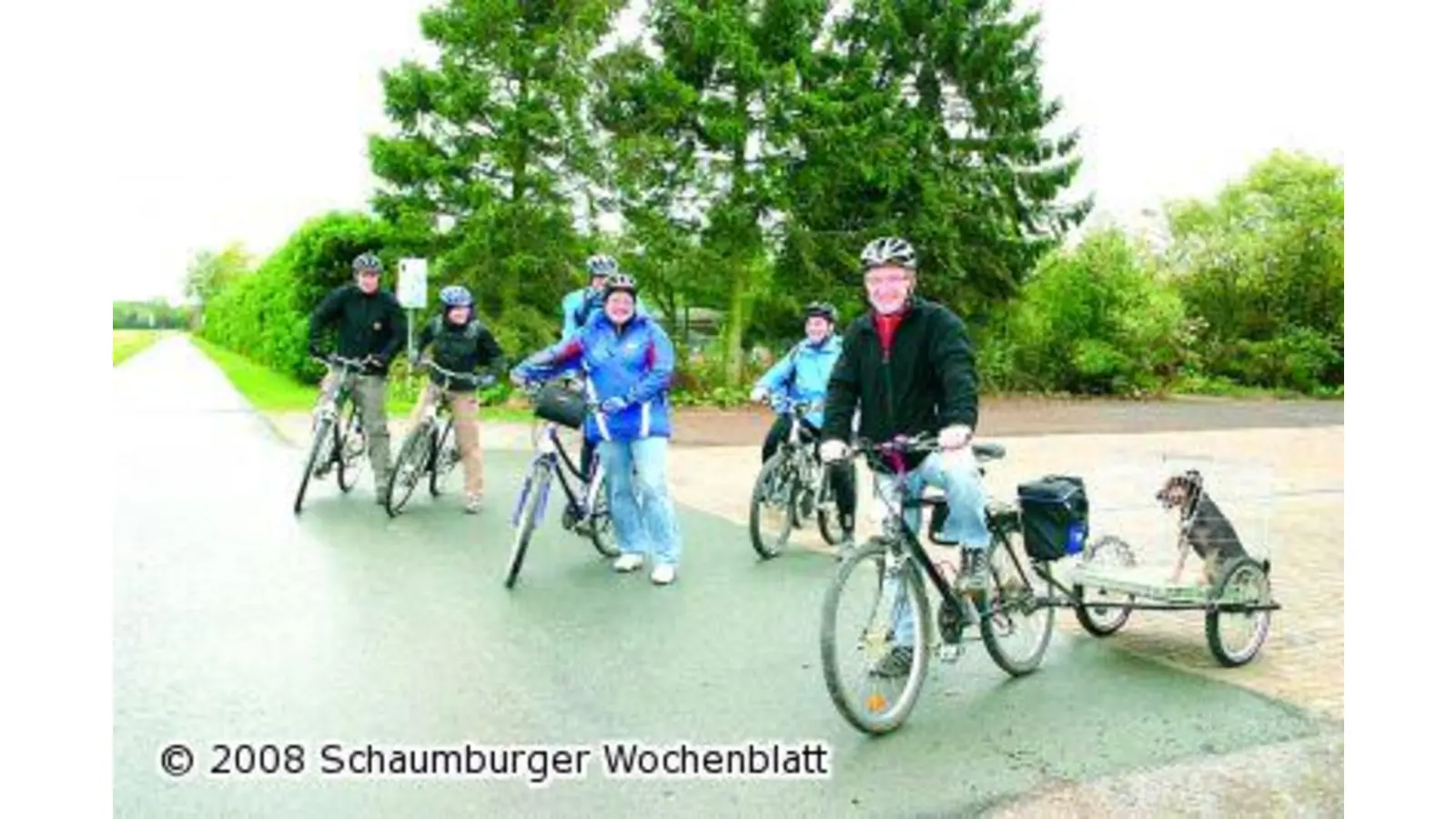 Nur etwas für wetterfeste Radler (Foto: bb)