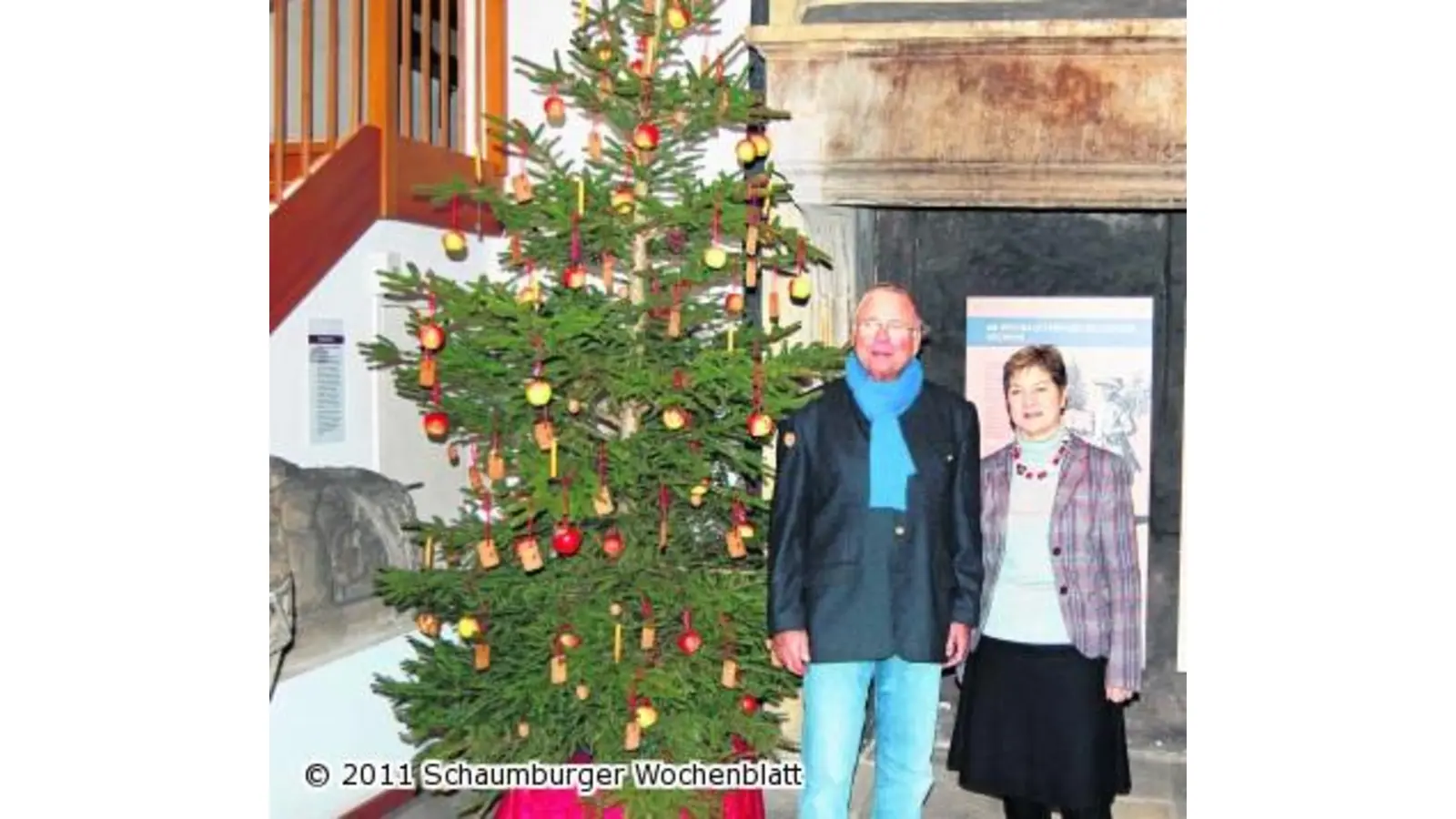 Am Weihnachtsbaum die Lichter brennen (Foto: red)