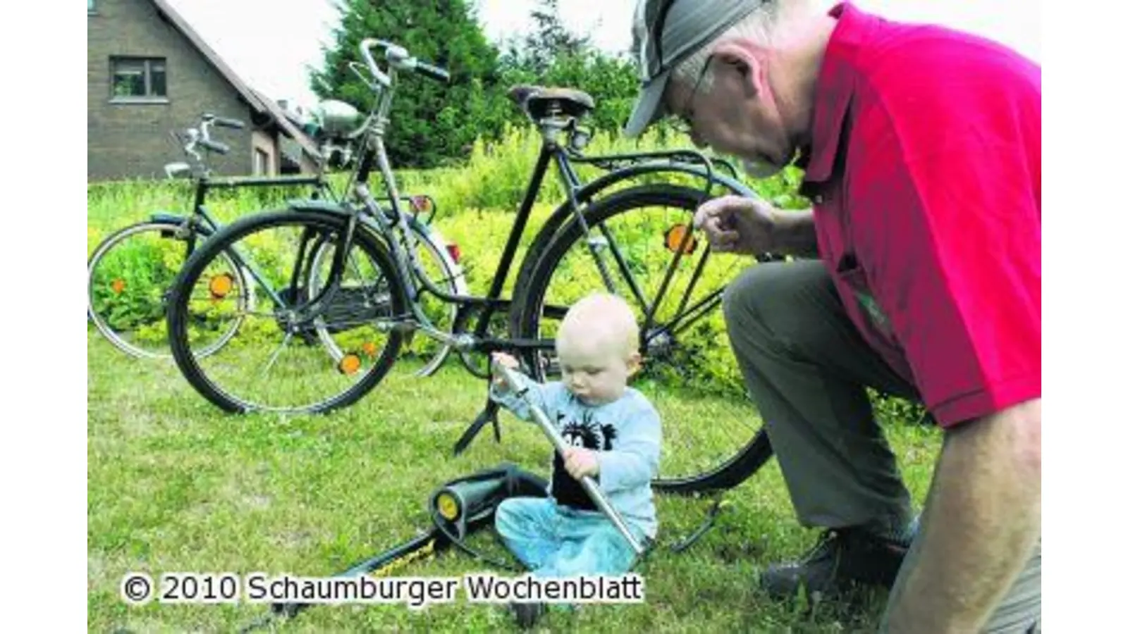 Drahtesel zum Gümmerschen Hof (Foto: ih)