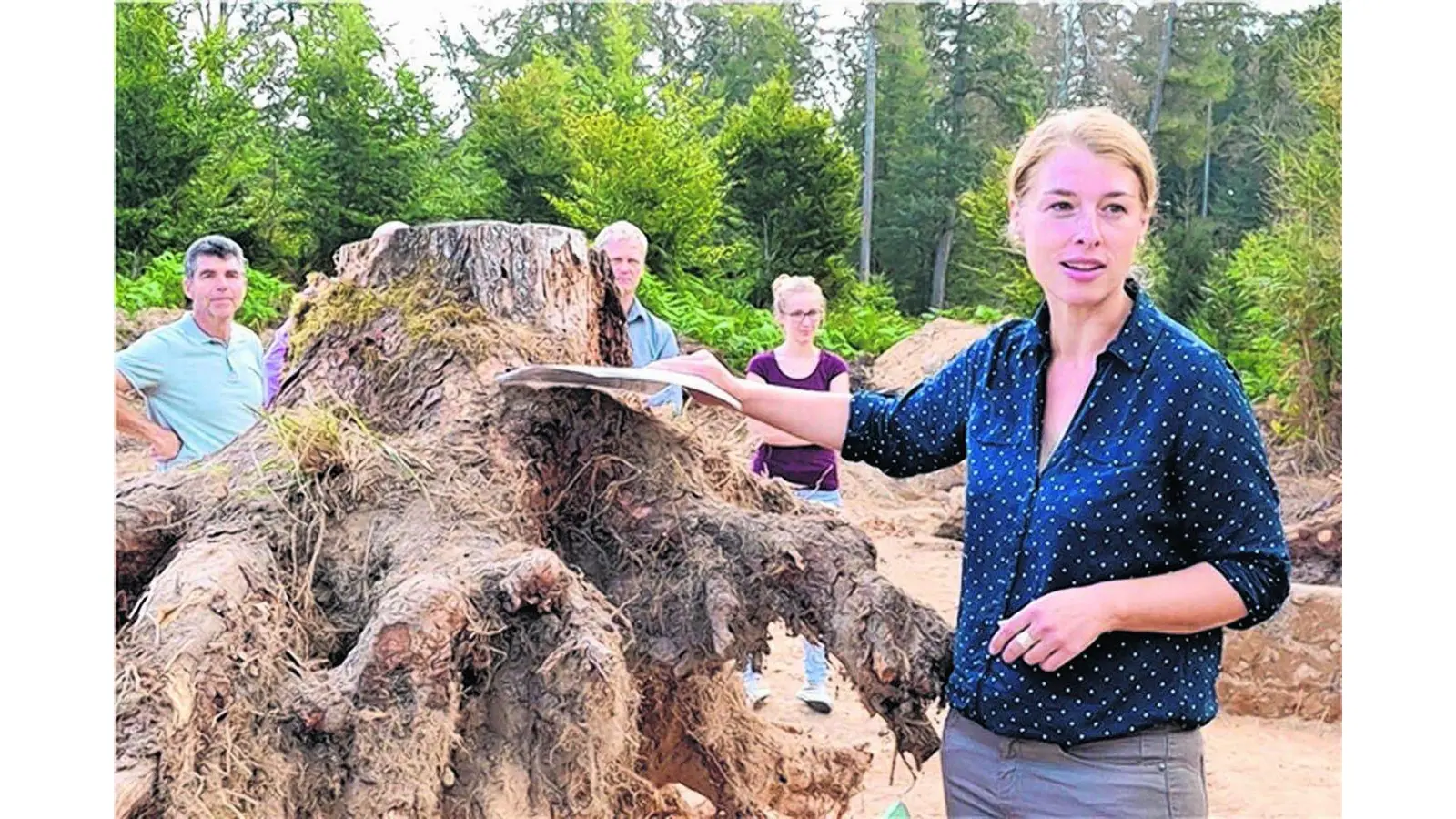 Vortrag über Hügelgräber (Foto: km)