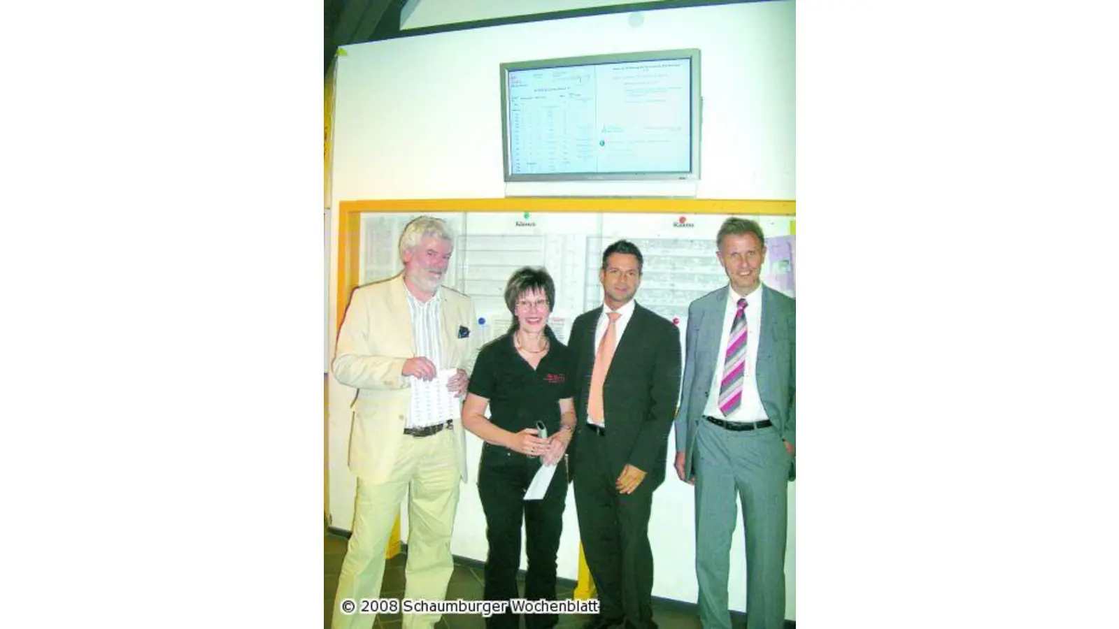 Digitales schwarzes Brett informiert Schüler (Foto: red)