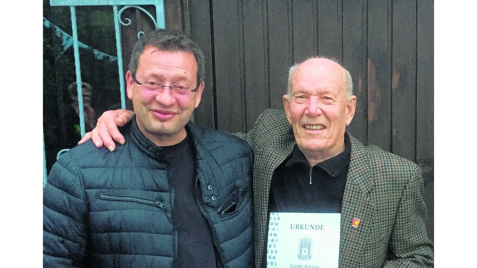 Ehrung für Georg Kiffer (Foto: al)