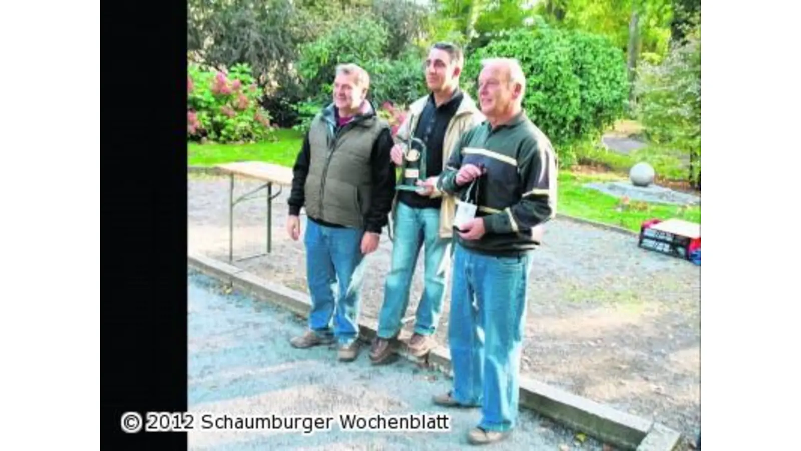 Die Boulefreunde spielen den Vereinsmeister aus (Foto: red)