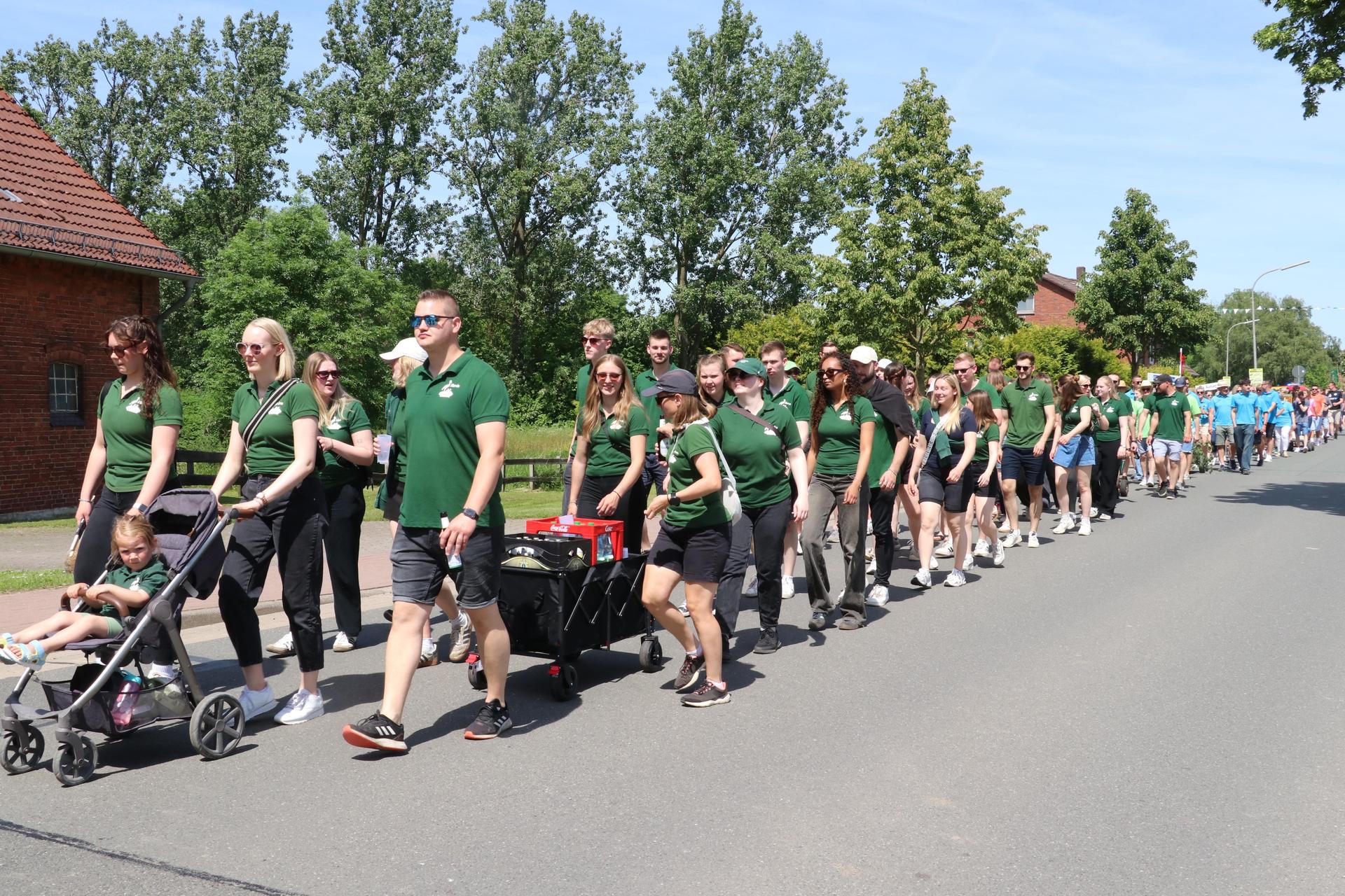 Die Dorfjugend Auhagen, eine starke Gruppe. (Foto: gi)