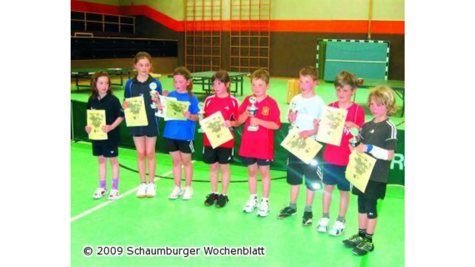 Sonja Schweer und Julian Frick sind Bezirks-Mini-Meister (Foto: red)