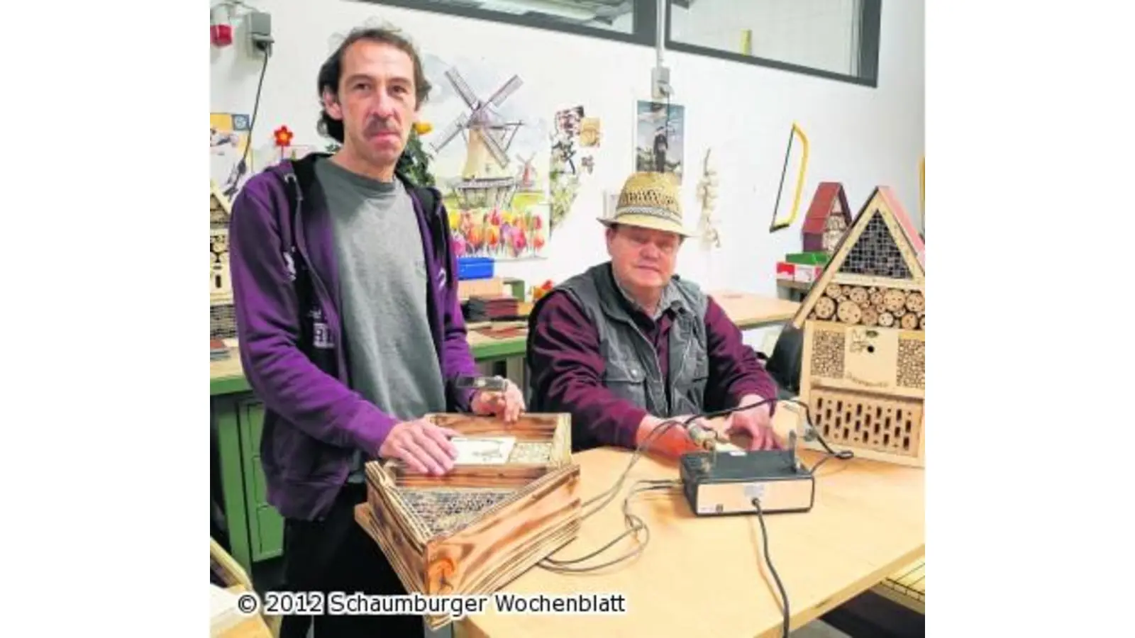 Industrie-Service kann mehr als Insektenhotels (Foto: wtz)