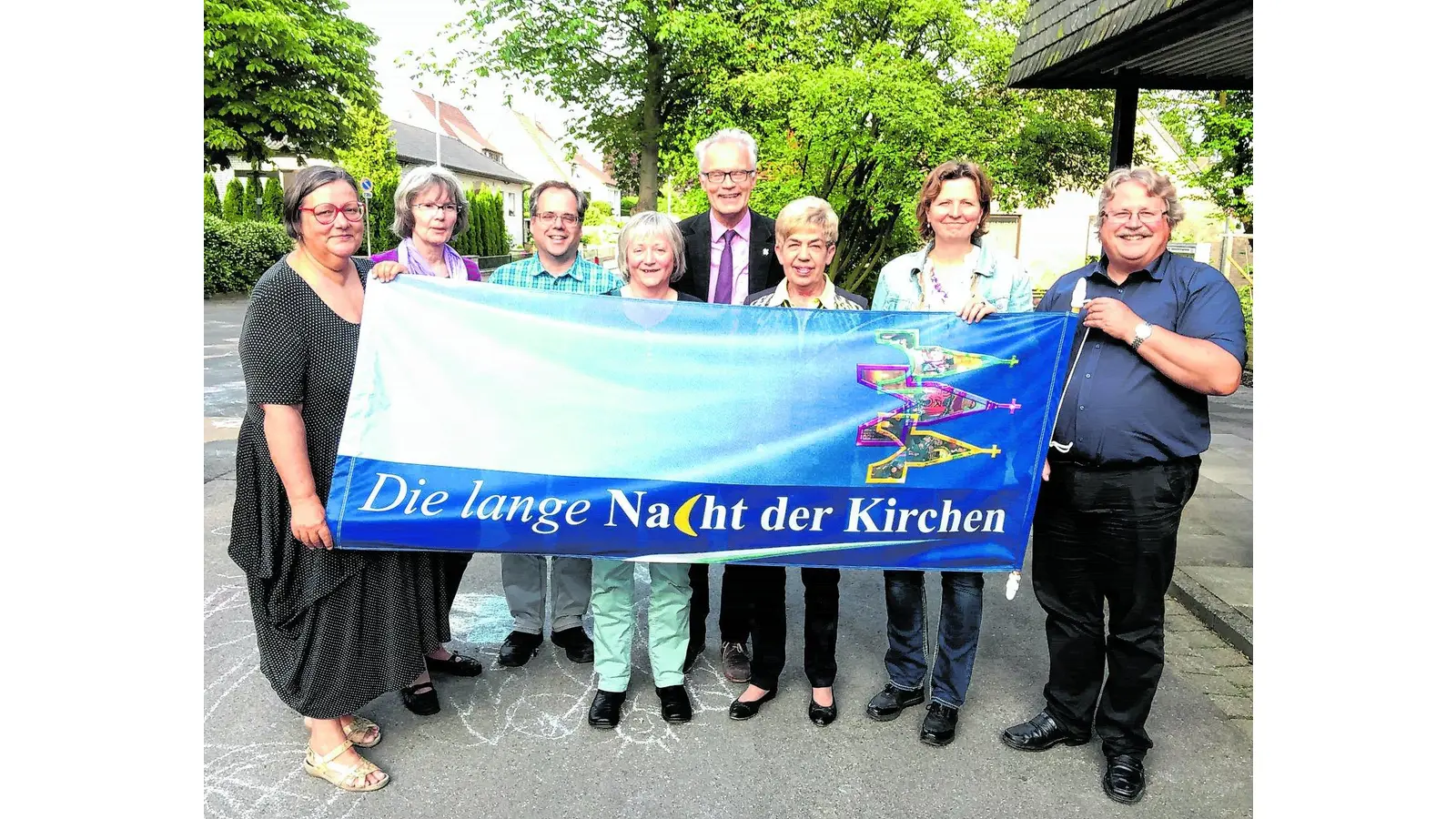 Mit Lutherbier und französischem Abend (Foto: km)