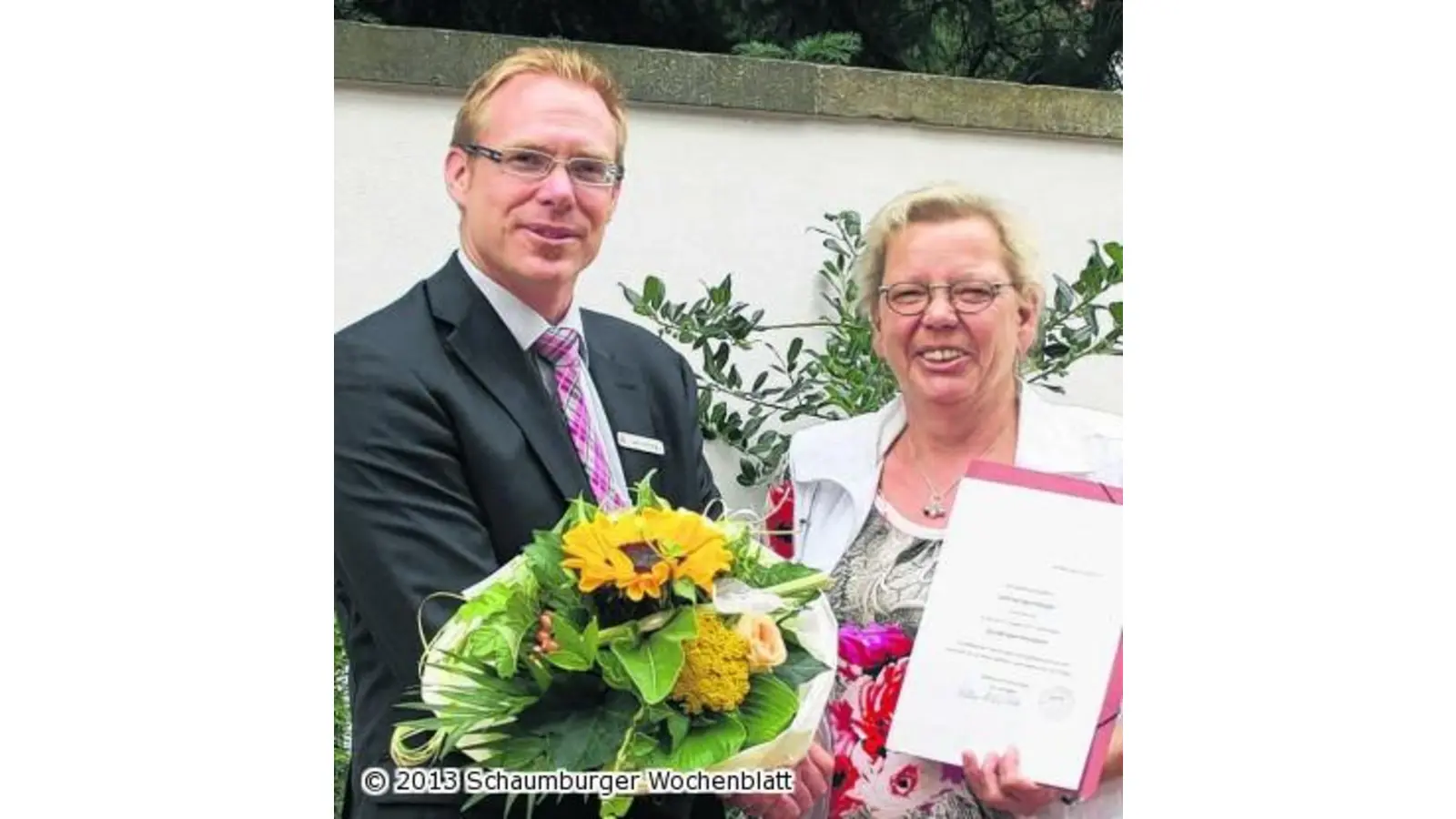 Sabine Stammeyer ist 40 Jahre bei der Sparkasse (Foto: ste)