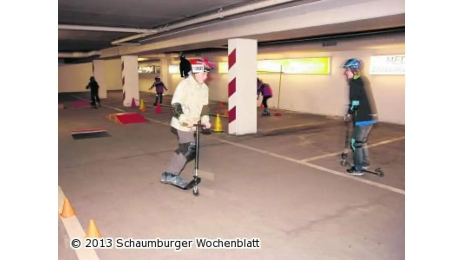 Auf schnellen Rollen geht es flott durch den Parcours (Foto: jl)