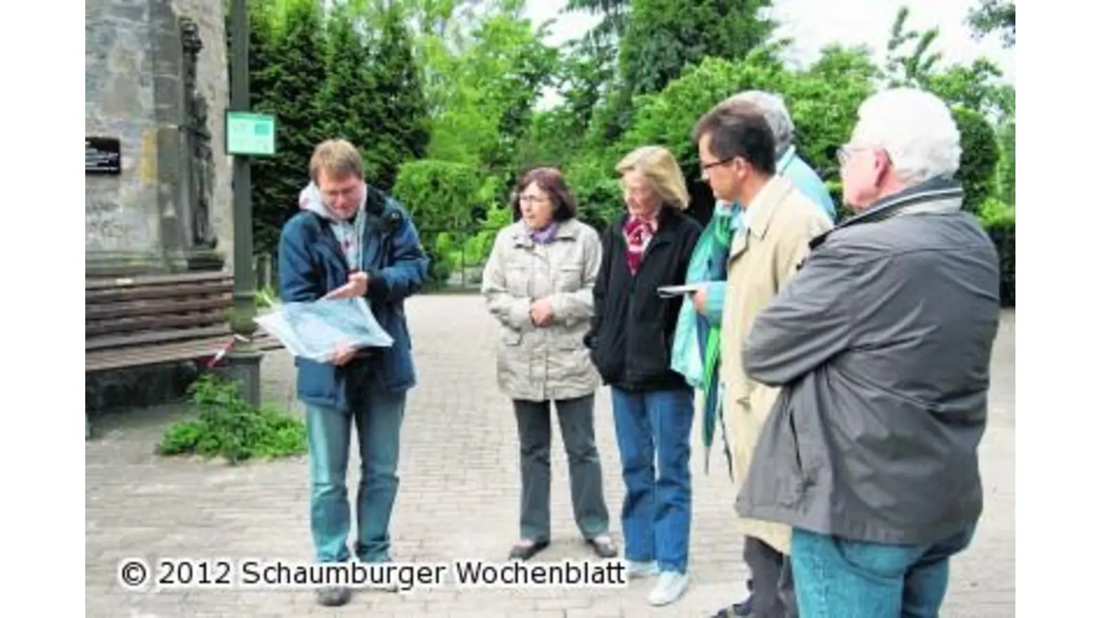 Archäologe gibt Schlussbericht zur Schlosswiese (Foto: gi)