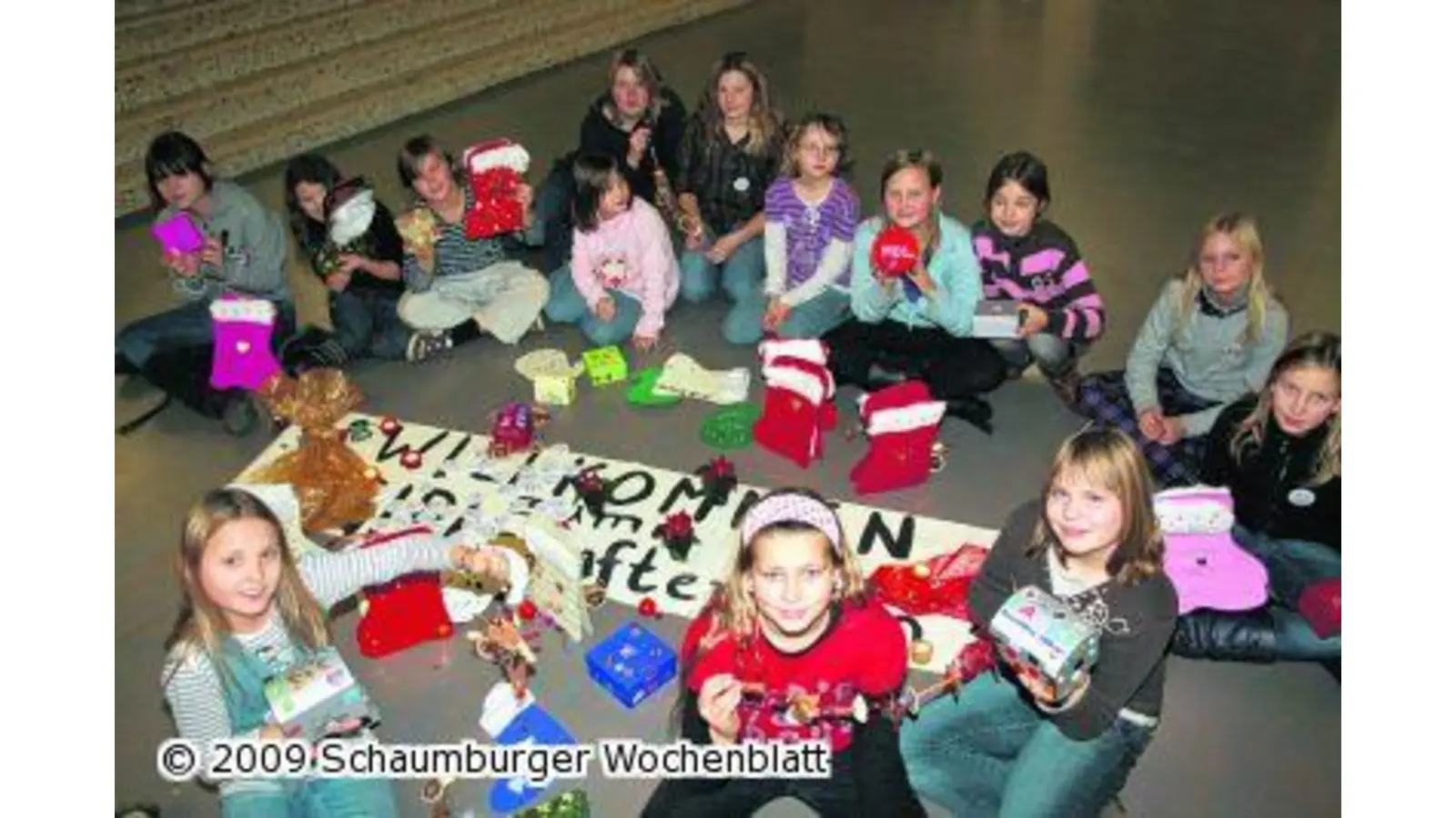 Weihnachtsgirlanden und viele Wünsche (Foto: mr)