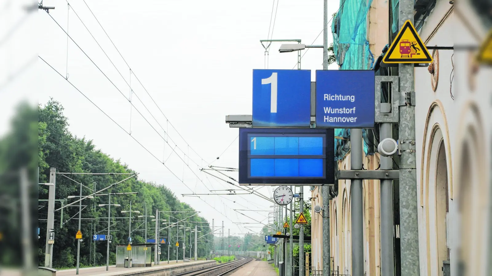 Dreiwöchige Streckensperrung der Deisterlinie (Foto: mm)