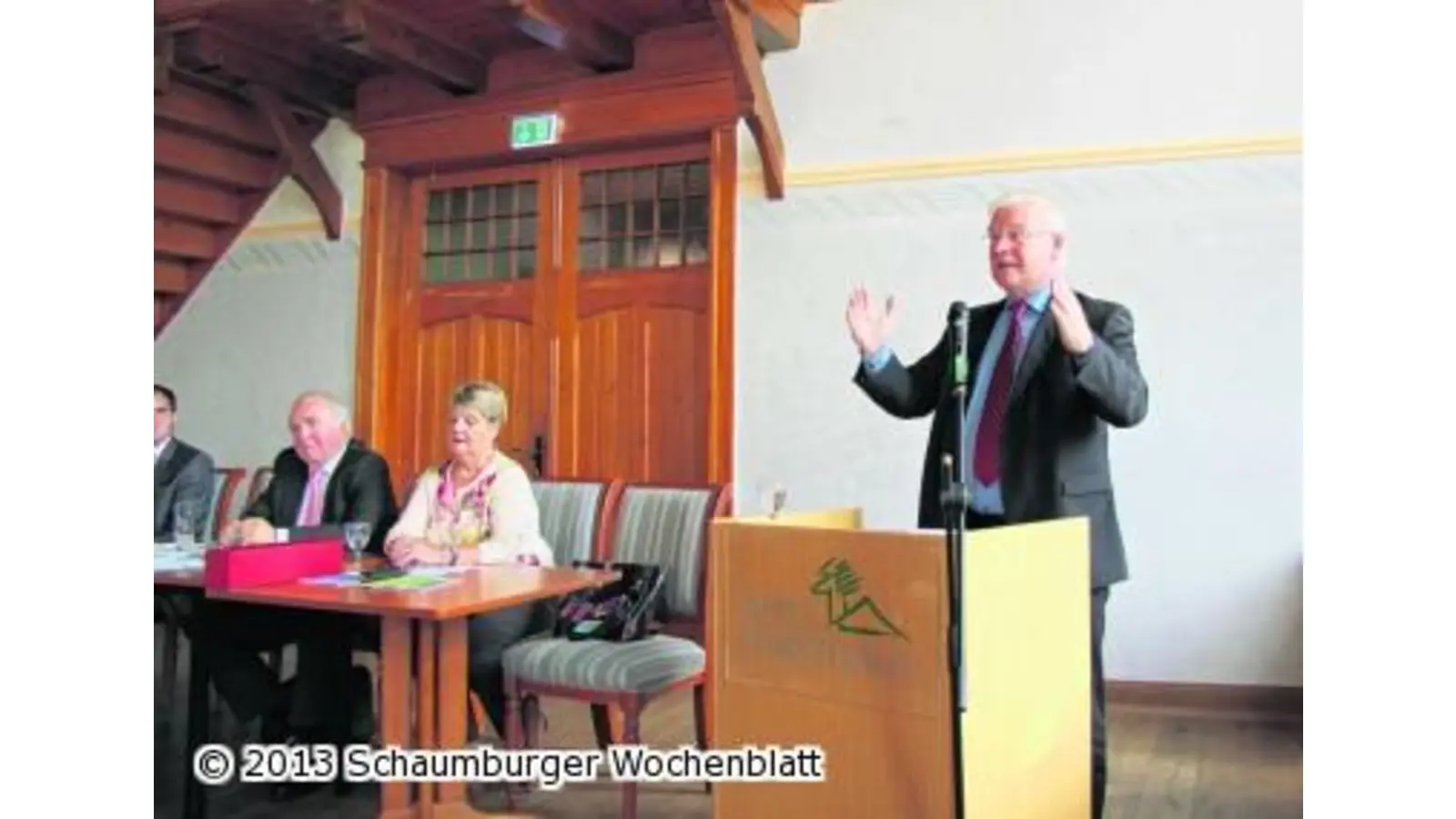 Repräsentant Niedersachsens redet Klartext (Foto: mh)