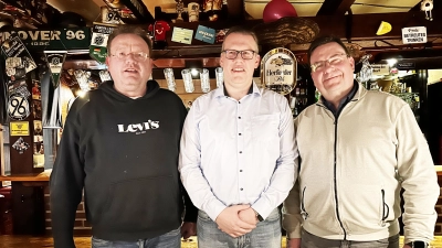 Die Komiteeältesten Frank Döpke (v.l.), Tobias Wehrhahn, Stephan Battermann.<br> (Foto: privat)