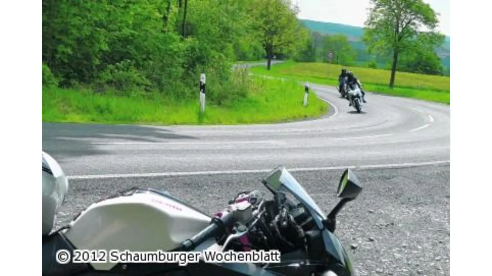 Vergeblich wartet die Polizei auf Biker (Foto: al)