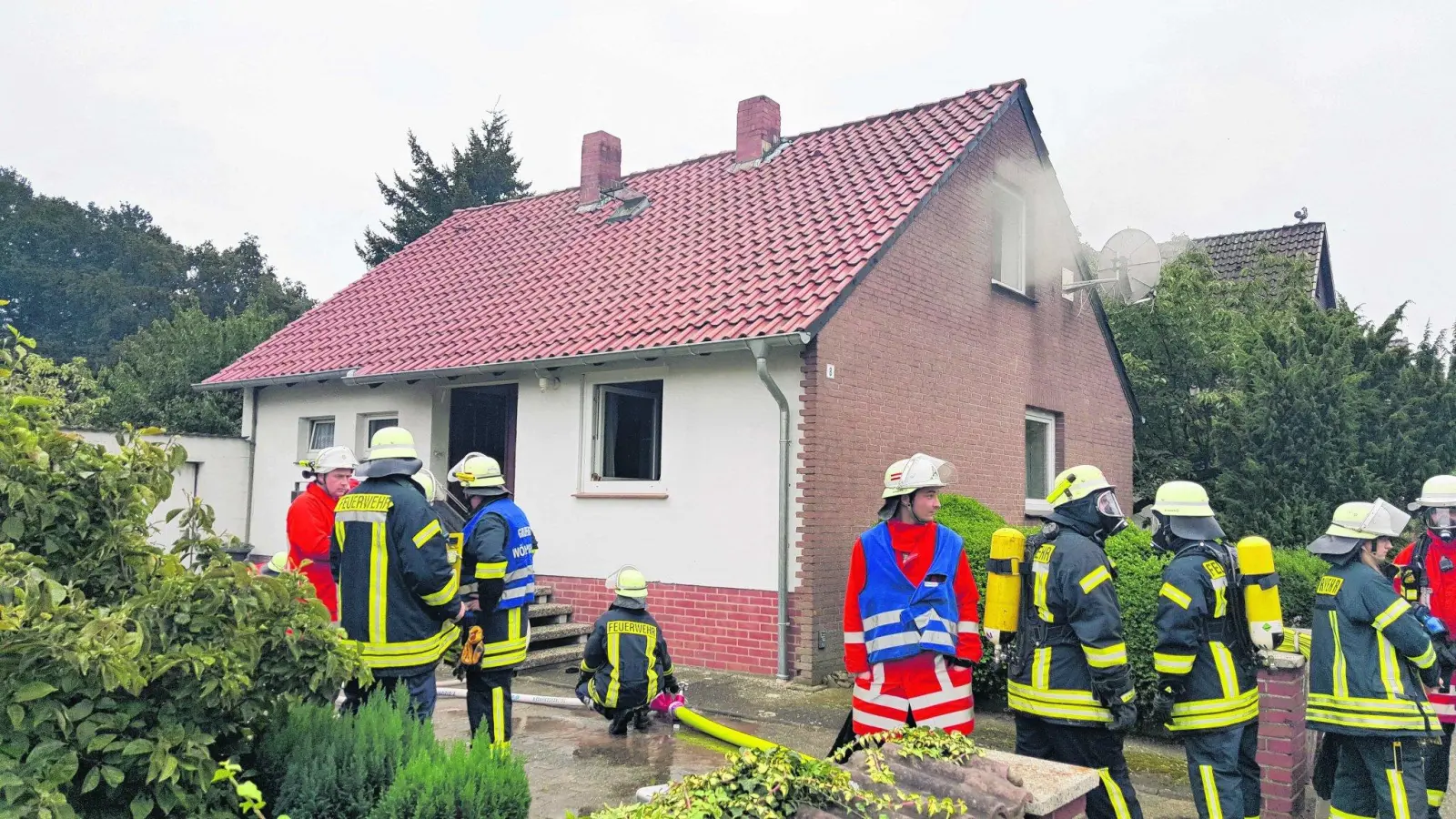 Ofen sorgt für starken Rauch (Foto: cr)