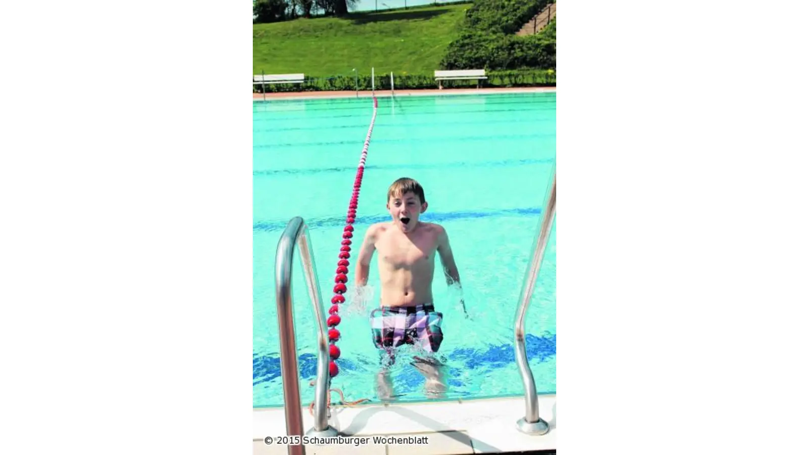 Langsam steigt die Wassertemperatur (Foto: us)