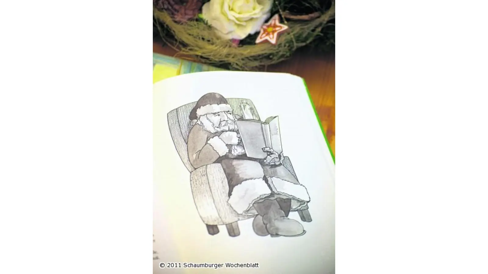 Ein schönes Buch bei Tee und Kerzenschein (Foto: red)