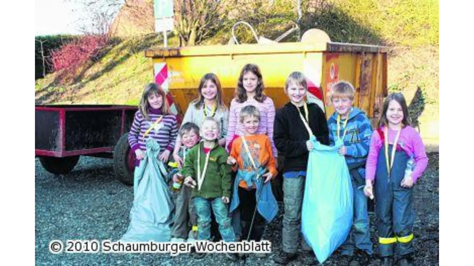 Nach der Müllsammelaktion neuen Umweltfrevel entdeckt (Foto: tt)