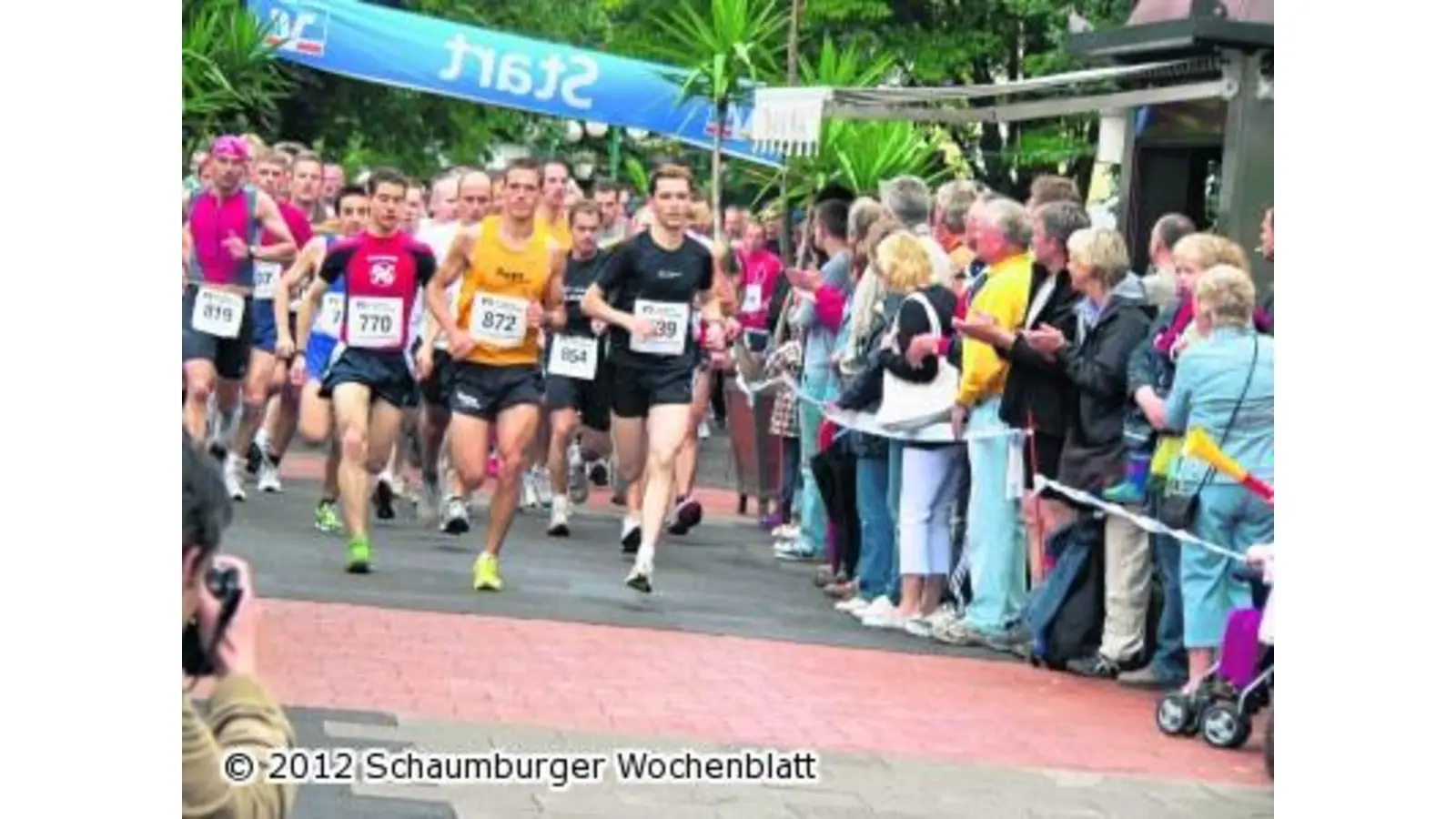 Das große Laufen durch den Kurpark (Foto: red)