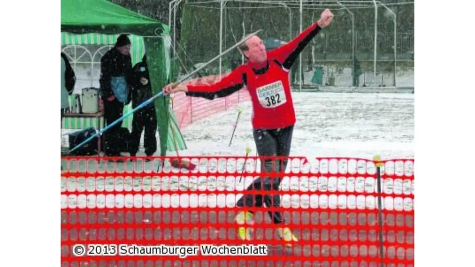 Horst Schäfer trotzt Schnee und Wind und holt Bronze (Foto: pp)