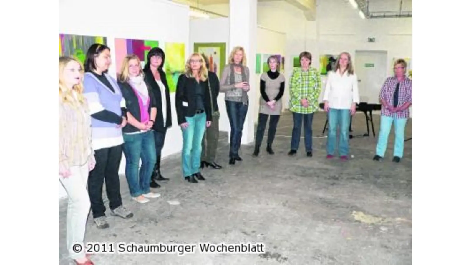 Künstlerinnen hoffen auf Besucher (Foto: al)