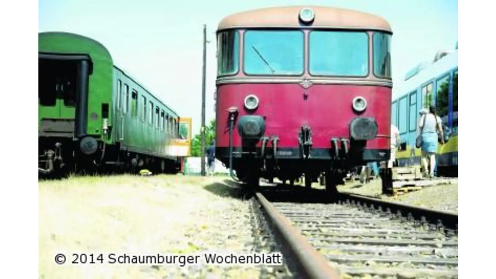 Mit der Bahn auf heißen Gleisen unterwegs (Foto: wa)