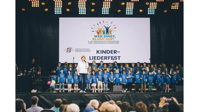 Die kleinen Sänger ernten viel Applaus bei ihrem Auftritt.  (Foto: privat)