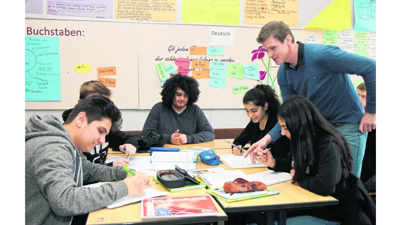 Inspektoren verteilen gute Noten an die Schule (Foto: bb)